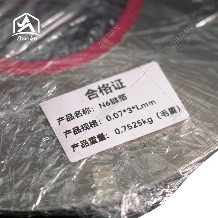 High-Purity Ni Foil 0.03mm X 150mm X 5000mm factory
