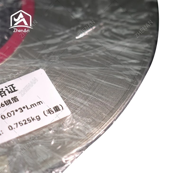 High-Purity Ni Foil 0.03mm X 150mm X 5000mm suppliers